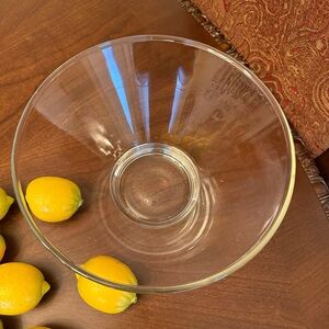 Vintage Clear Glass Bowl ***ONLY*** (Plastic Lemons Sold Separately)